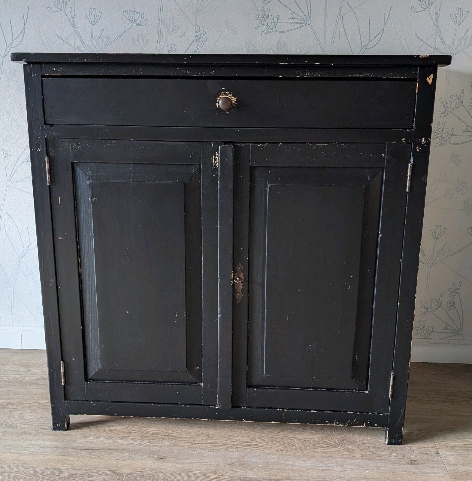 Houten kastje 97x50x97,5 cm, Ophalen, Gebruikt, Met lade(s), 50 tot 100 cm