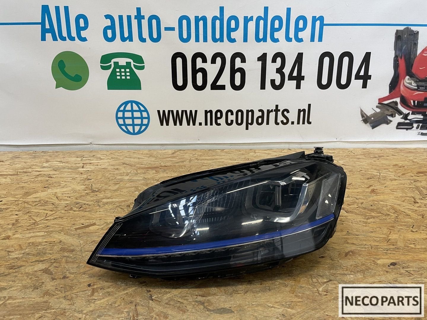 VW GOLF 7 GTE VOL LED KOPLAMP LINKS 5GE941035 GEEN XENON, Auto-onderdelen, Verlichting, Volkswagen, Gebruikt, Ophalen of Verzenden