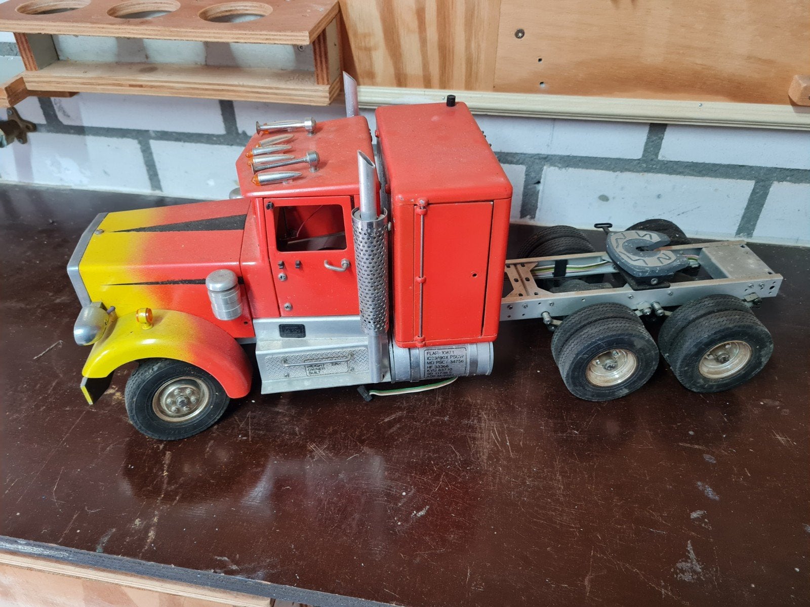 Tamiya King Hauler RC Truck Modelbouw, Gebruikt, Groter dan 1:32, Ophalen of Verzenden, Truck