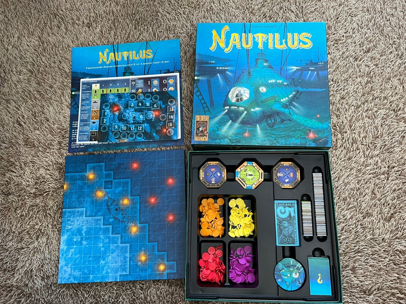 Nautilus bordspel, Hobby en Vrije tijd, Gezelschapsspellen | Bordspellen, Ophalen of Verzenden