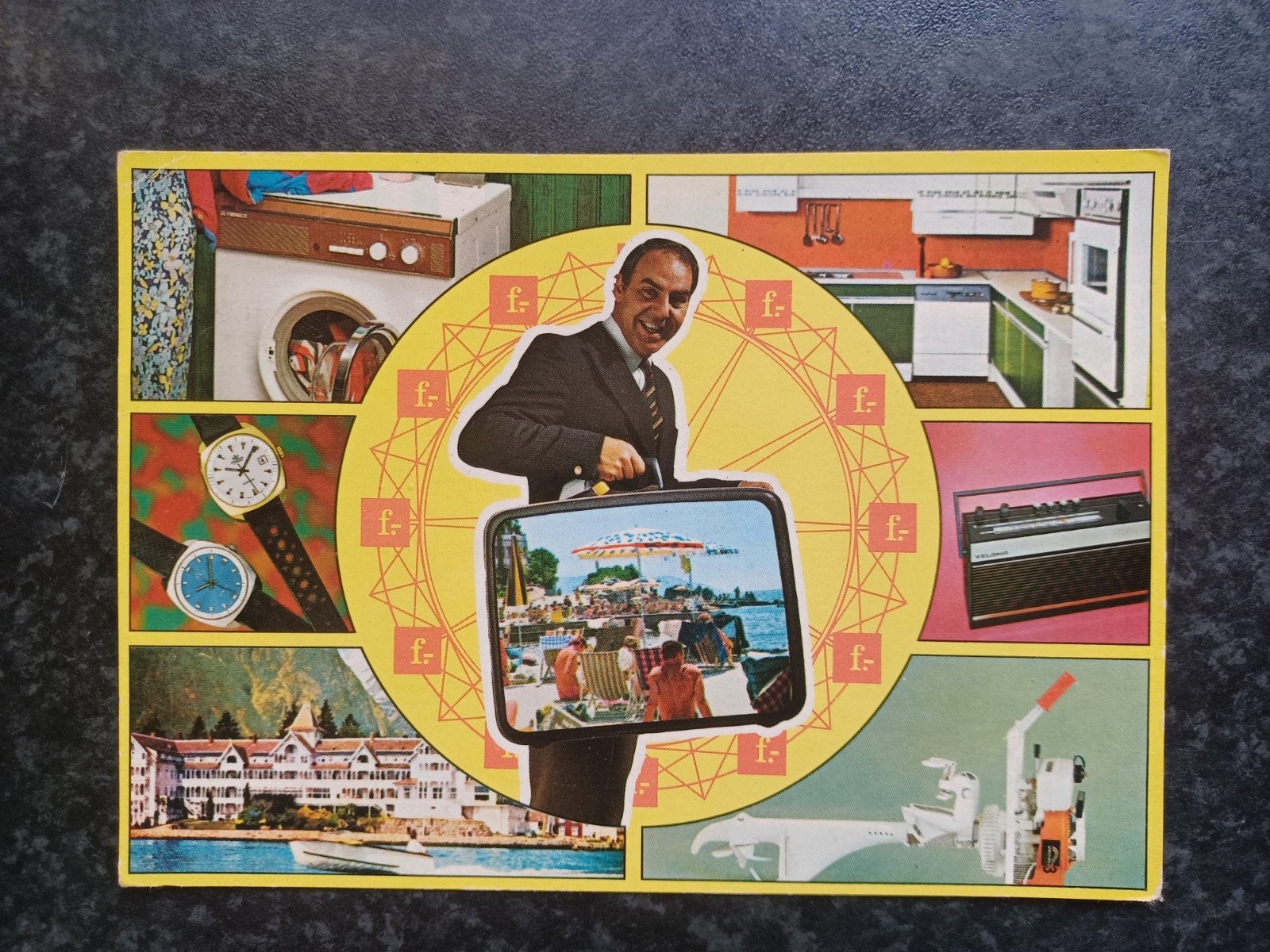 Willem Duys Reader's Digest Reuzenrad van Fortuin 1970, Verzamelen, Ophalen of Verzenden, 1960 tot 1980, Gelopen, Sterren en Beroemdheden