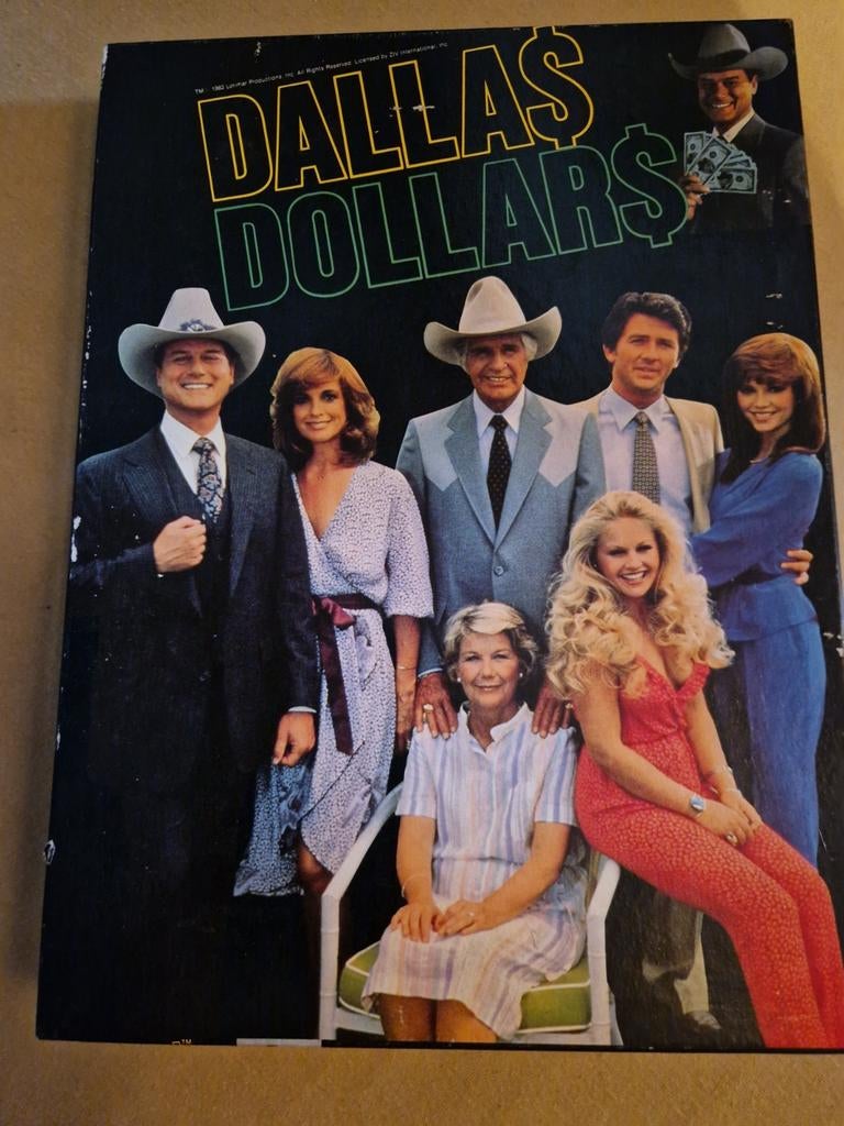 1982 spel dallas dollars bordspel tv serie lorimar game, Ophalen of Verzenden