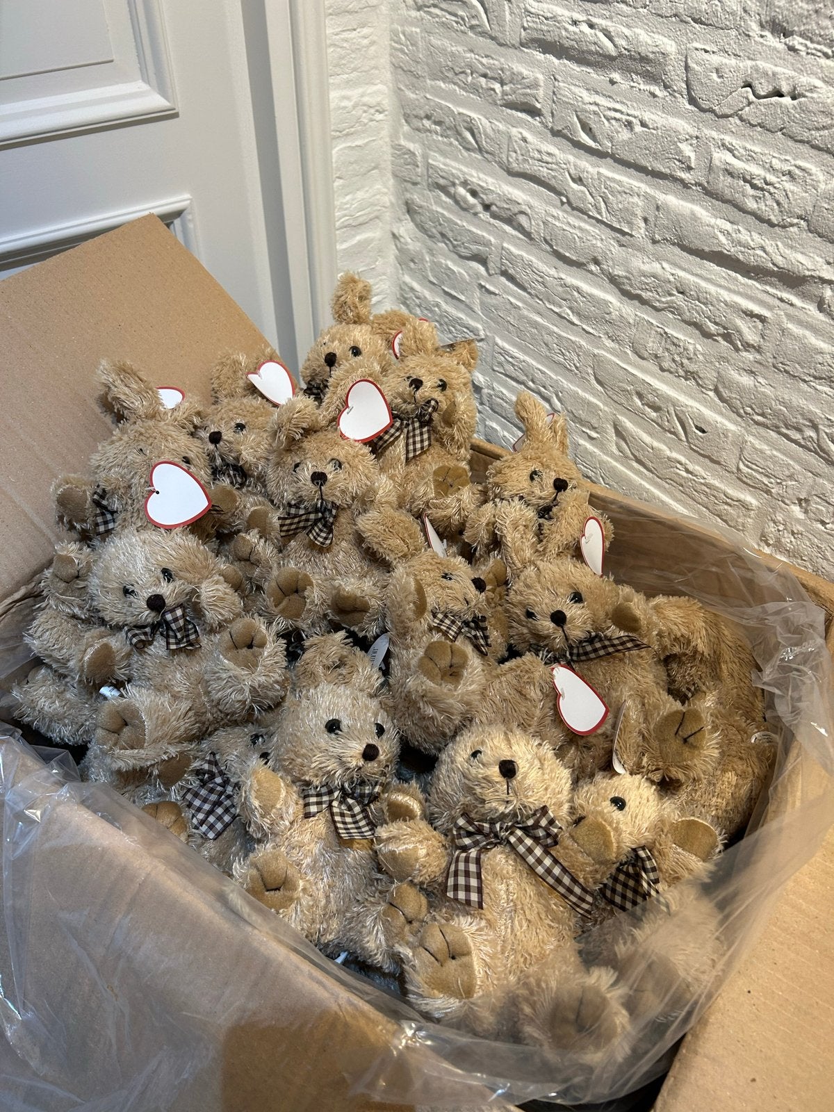 Konijnen knuffels in bulk 100+, Ophalen of Verzenden, Met label, Middelgroot (20 tot 80 cm), Bruin