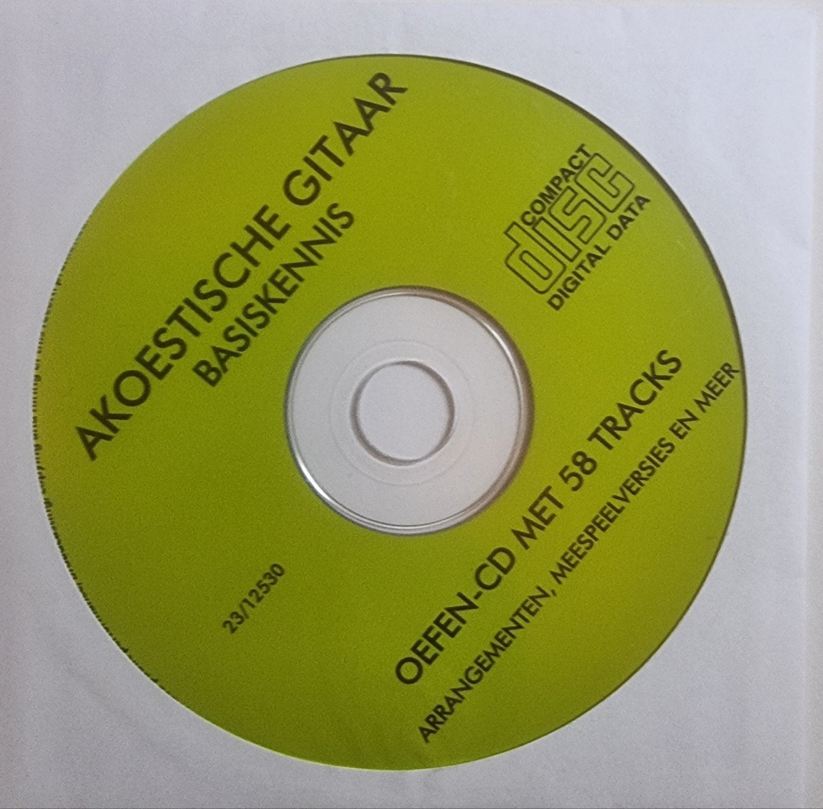Akoestische Gitaar Basiskennis Boek + CD. G40, Gitaar, Verzenden, Les of Cursus, Nieuw