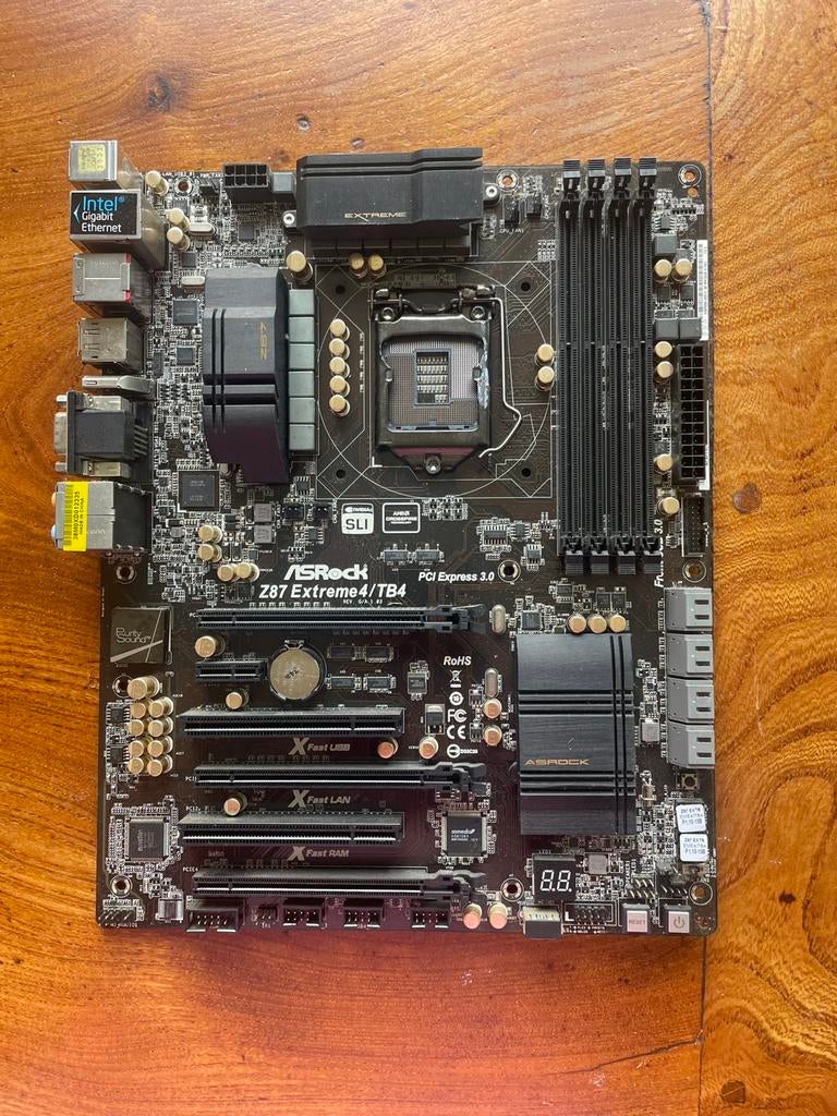 Asrock Z87 Extreme4/TB4 moederboard, Ophalen, Gebruikt, Intel, DDR3