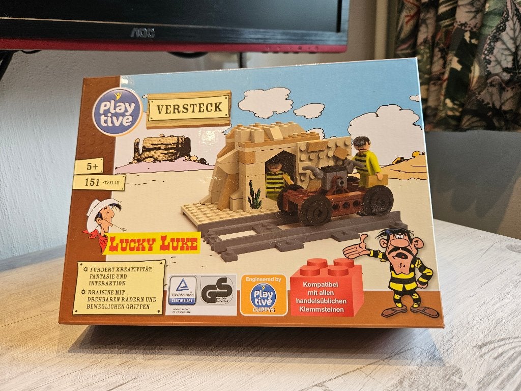 Playtive Lucky Luke Draisine past op lego nieuw!, Ophalen of Verzenden, Nieuw, Overige merken