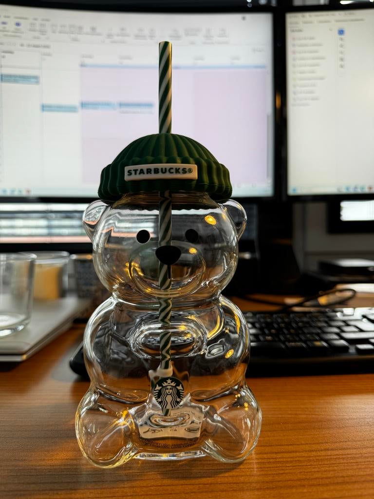 Starbucks Bearista beker met groene muts - Nieuw, Ophalen of Verzenden, Nieuw