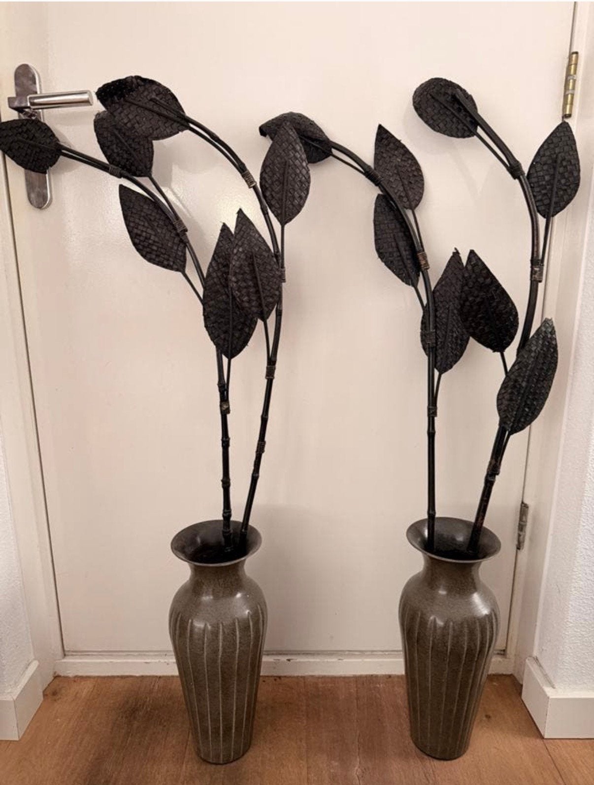 2 Decoratieve vazen met inhoud, Ophalen, Zo goed als nieuw