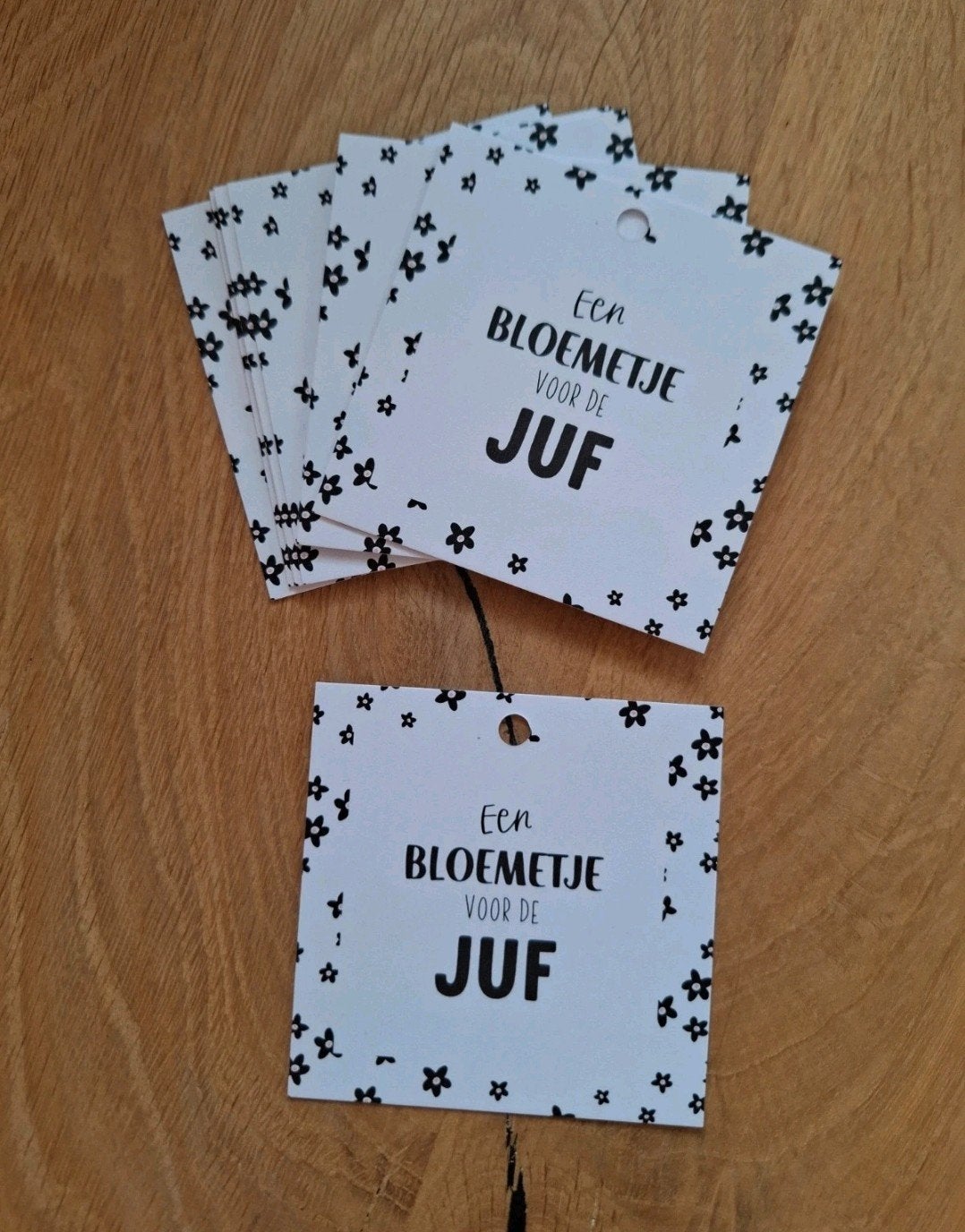 Bedankt juf Nieuw 10 kaartjes, Verzenden, Nieuw, Plaatje