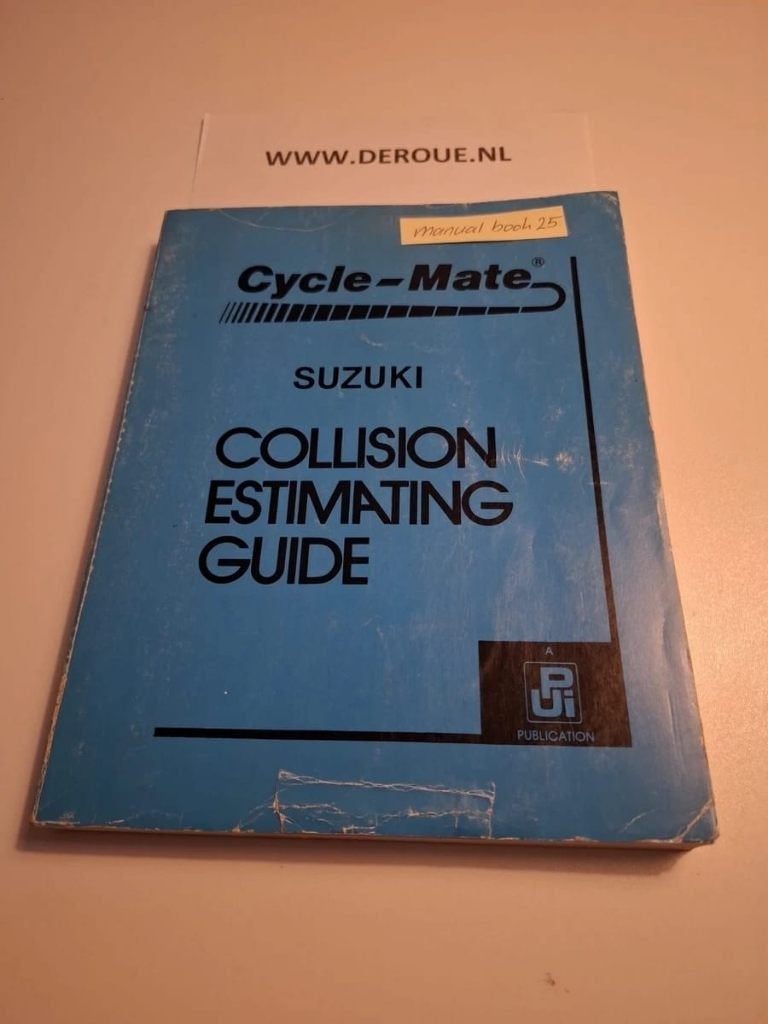 MANUAL BOOK 25 CYCLE-MATE GUIDE SUZUKI, Boeken, Ophalen of Verzenden, Gelezen, Onbekend, Merk of Model
