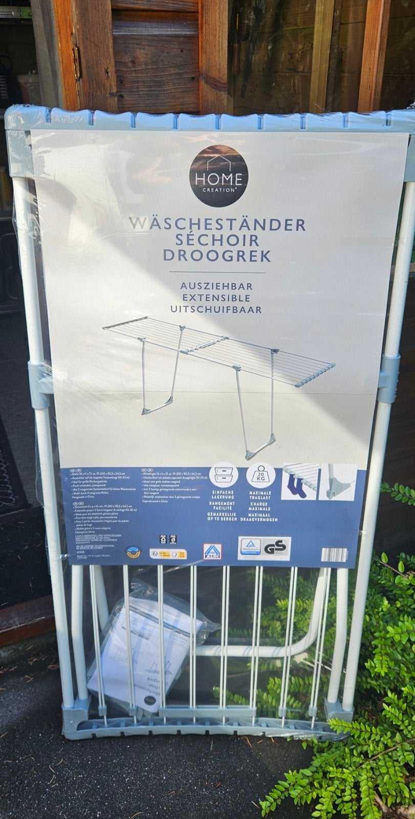 Nieuw uitschuifbaar wasrek Home Creations, Ophalen, Nieuw, Wasrek