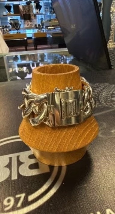 BUDDHA TO BUDDHA ARMBAND TYPE 110 E CHRIS ARMBAND € 499,00, Ophalen of Verzenden, Nieuw, Zilver, Zilver