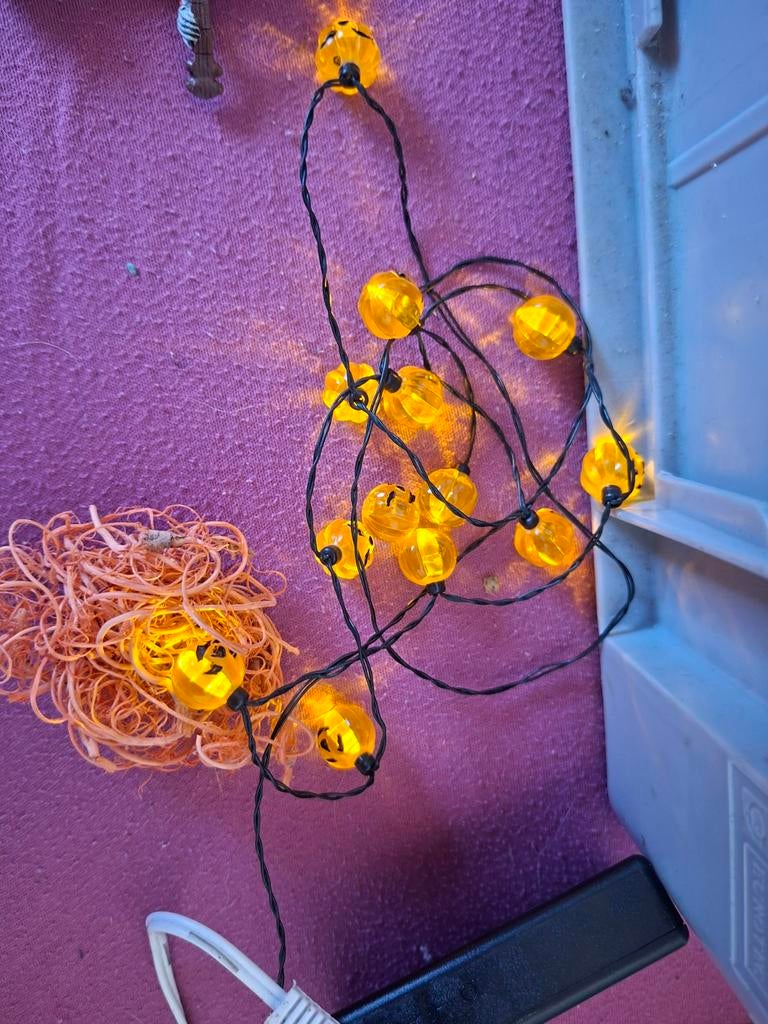 Lemax spooky town pompoen verlichting, Diversen, Kerst, Ophalen