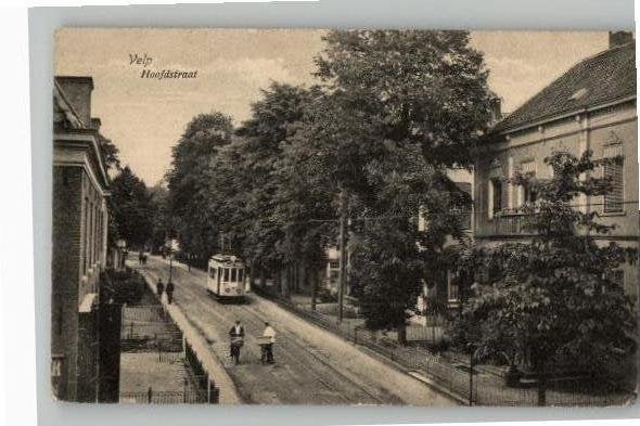 Velp Hoofdstraat tram, Ophalen of Verzenden, 1920 tot 1940, Ongelopen, Gelderland