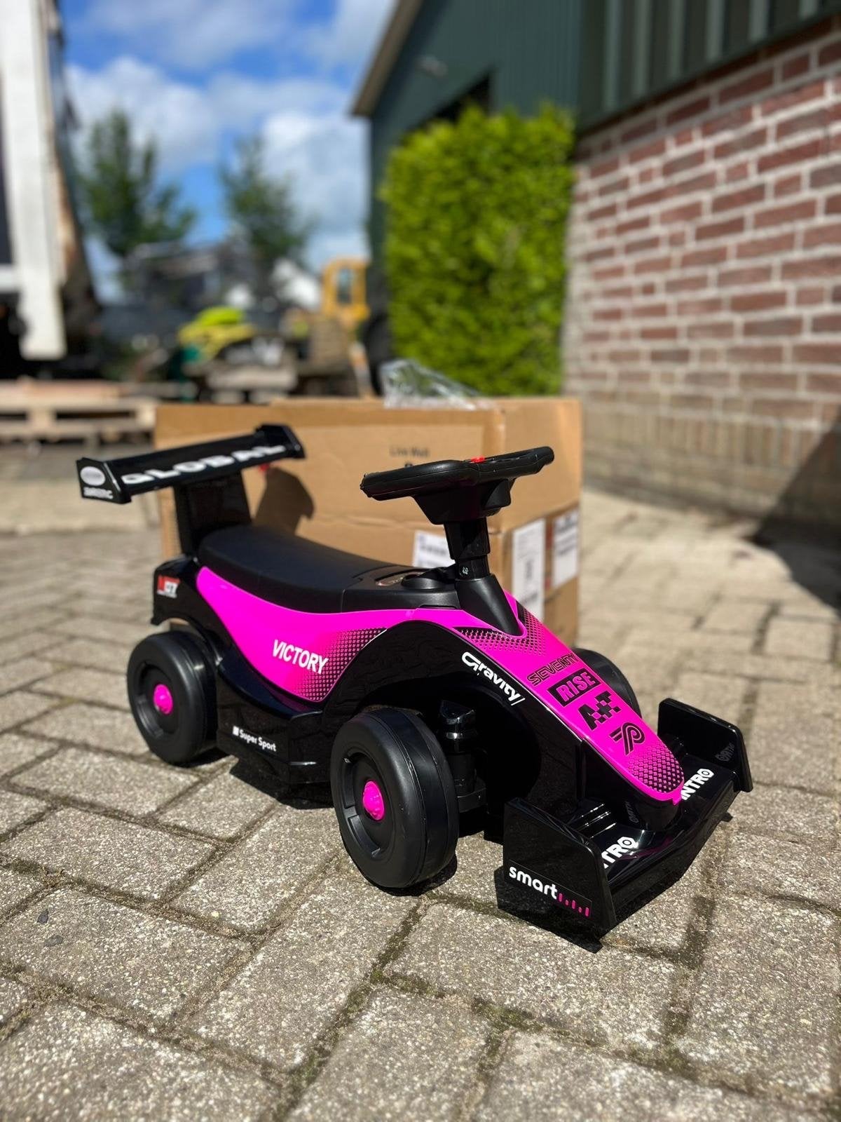 Nieuwe Roze Loopauto Formule 1 Raceauto voor Kinderen, Loopvoertuig, Onbeeknd, Nieuw, Ophalen of Verzenden