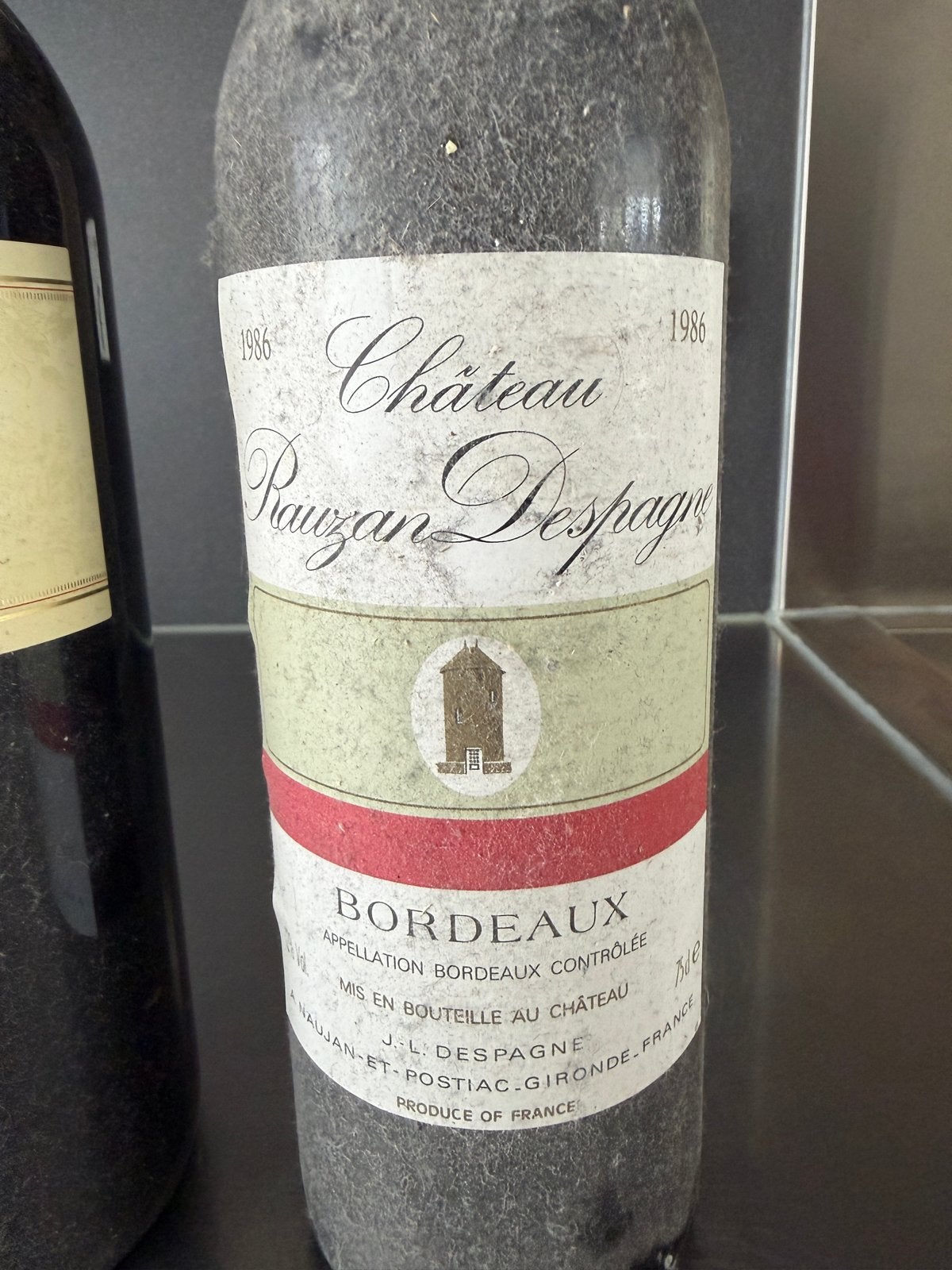 Château Rauzan-Despagne Bordeaux 1986, Ophalen, Gebruikt, Frankrijk, Rode wijn