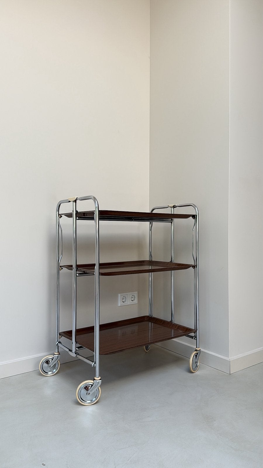 Vintage Gerlinol Dinett trolley /serveerwagen / trolley, Ophalen