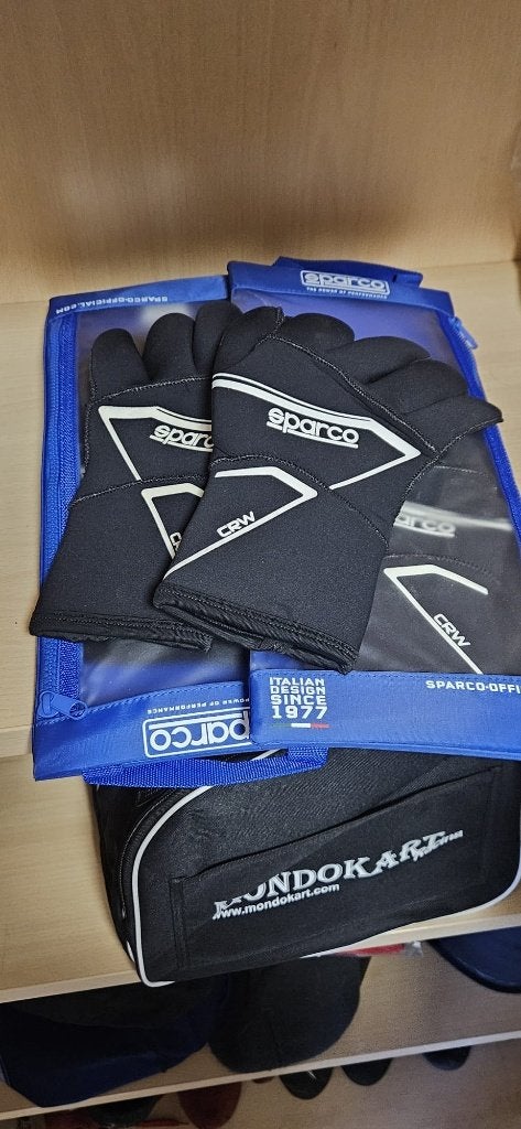 Regen handschoenen Sparco, Sport en Fitness, Karting, Nieuw, Helm of Handschoenen, Ophalen