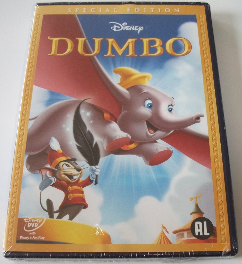 Dvd *** DUMBO *** Walt Disney Gouden Rugnummer 4 *NIEUW*, Tekenfilm, Nederlands, Ophalen of Verzenden, Nieuw in verpakking