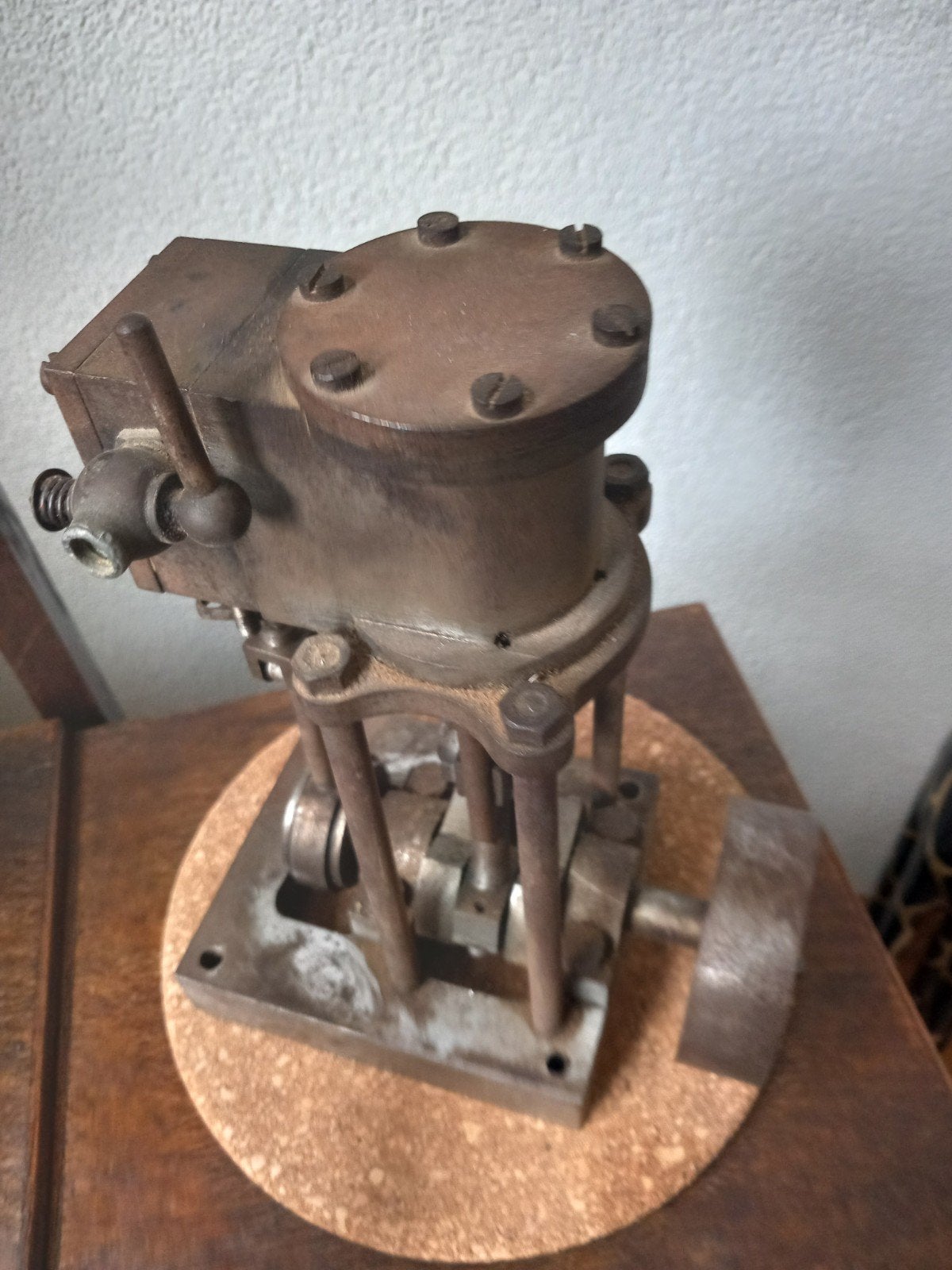 Antieke Model Stoommachine - Modelbouw, Ophalen, Gebruikt, Groter dan 1:32