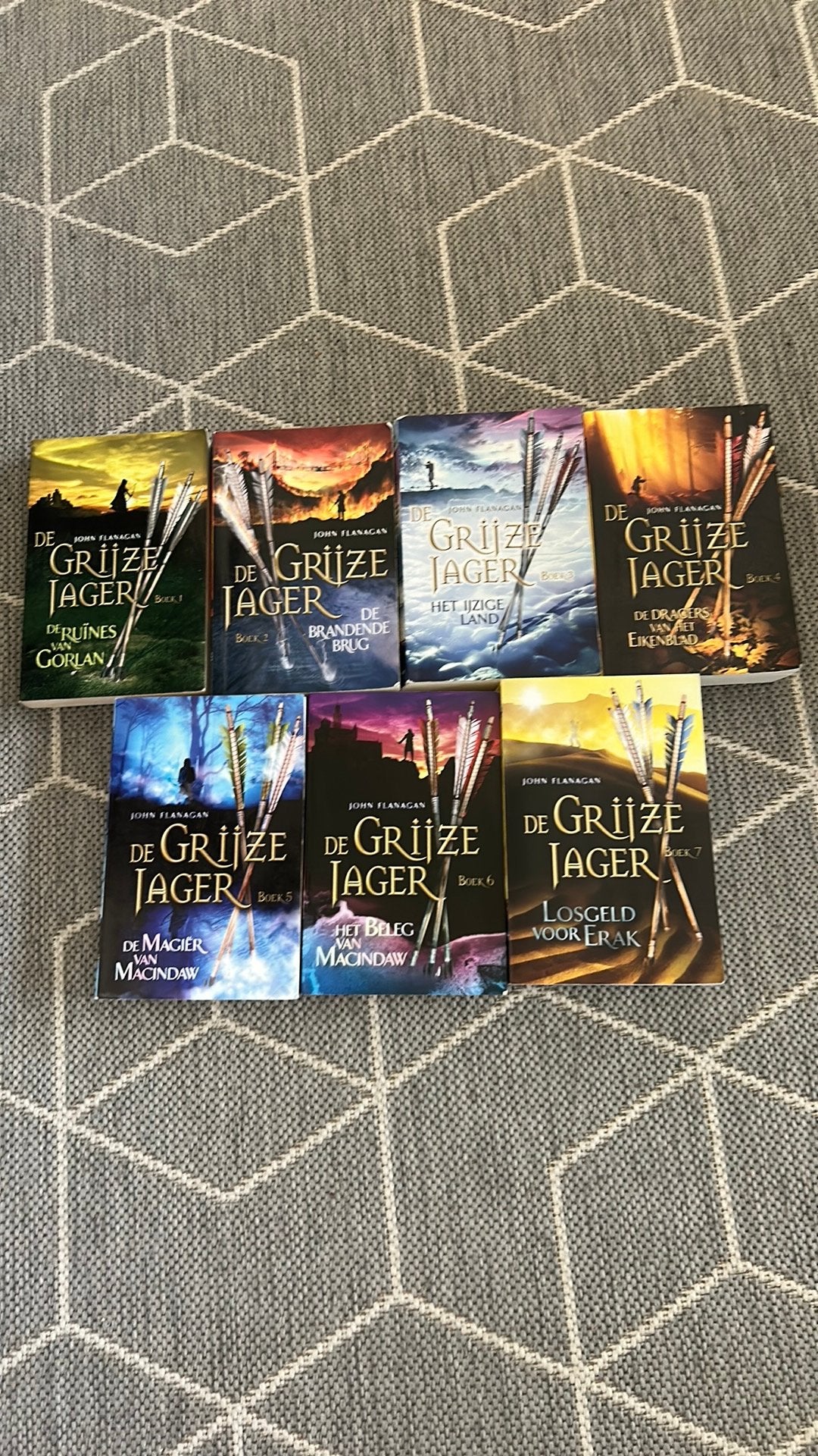 De Grijze Jager boekenreeks - John Flanagan (13 boeken), Ophalen of Verzenden, Gelezen