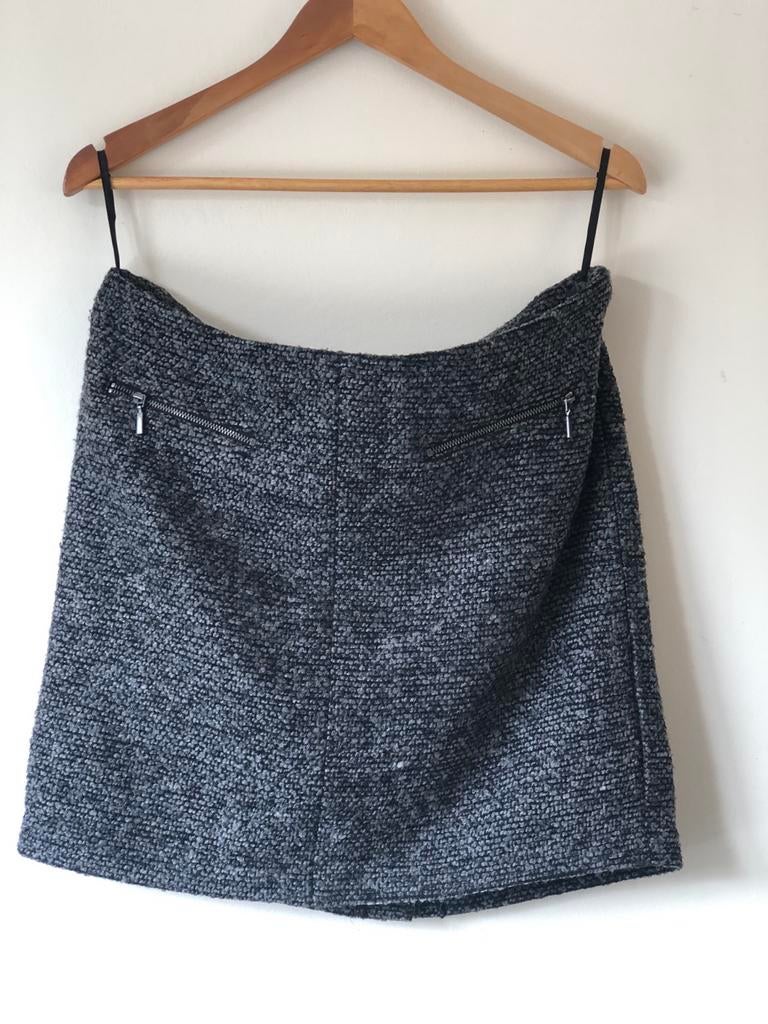 Gerry Weber Geisha Collection Bouclé Rok Maat XL - Grijs, Kleding | Dames, Rokken, Maat 46/48 (XL) of groter, Ophalen of Verzenden