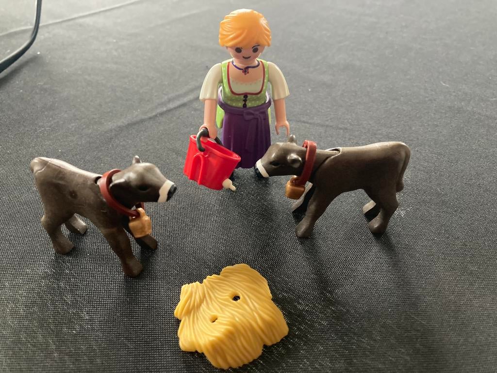 Playmobil boerin met kalfjes 4778., Ophalen of Verzenden, Zo goed als nieuw