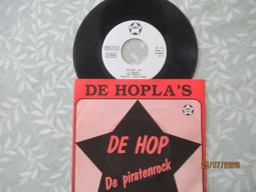 De Hopla's    De Hop, Cd's en Dvd's, Vinyl Singles, Gebruikt, Originele persing, 7 inch, Ophalen of Verzenden