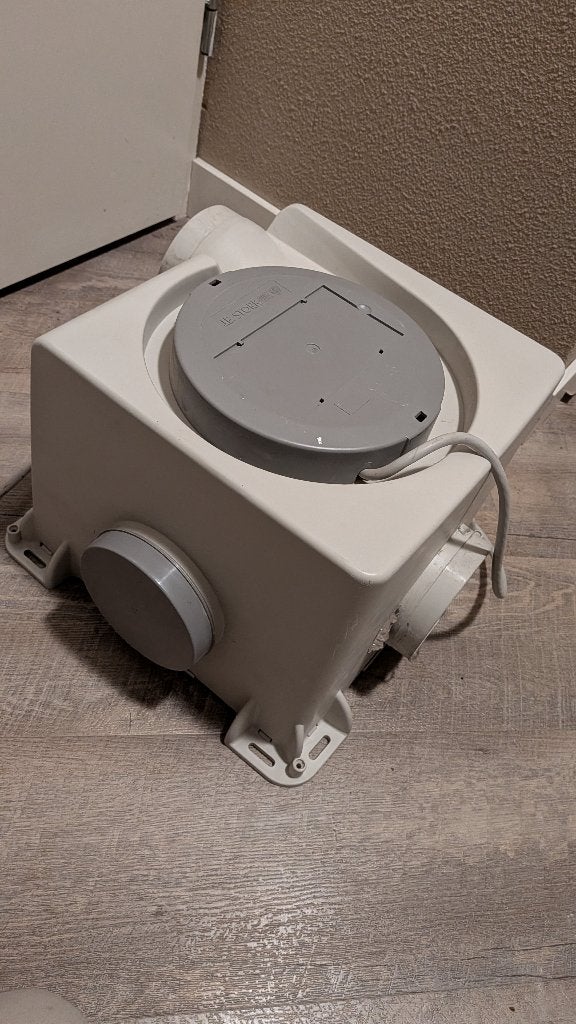 Stork CML ventilatieunit (2003) met perilex stekker, Ophalen of Verzenden, Gebruikt, Afzuiger
