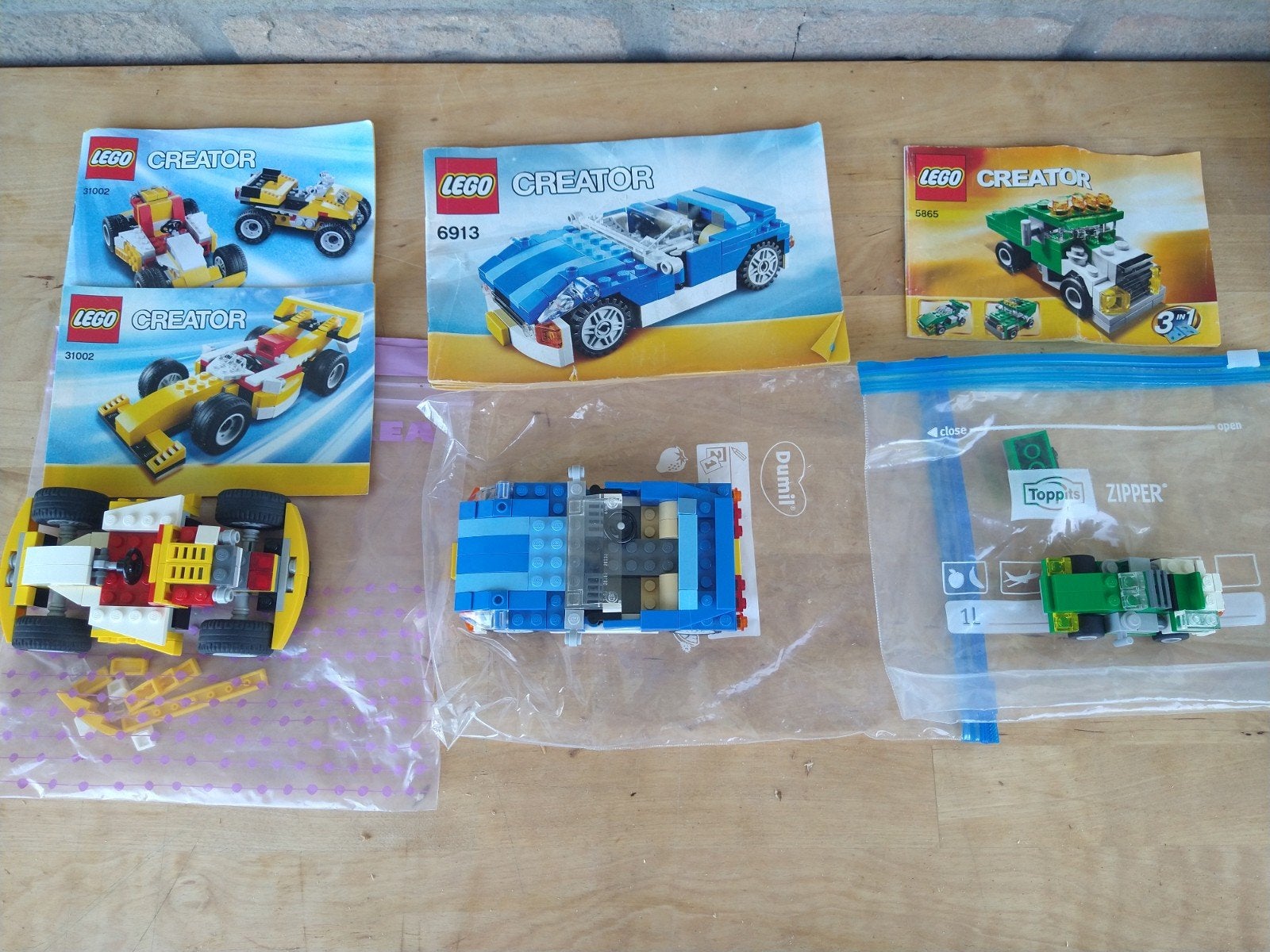 Zeven LEGO Creator sets met instructies, Gebruikt, Compleet, Lego, Ophalen of Verzenden