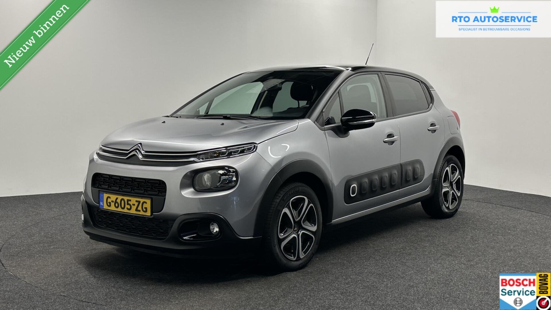 Citroen C3 1.2 PureTech S&S Shine CARPLAY NAVI CRUISE ECC LM, Auto's, Citroën, Voorwielaandrijving, 83 pk, Euro 6, 1199 cc