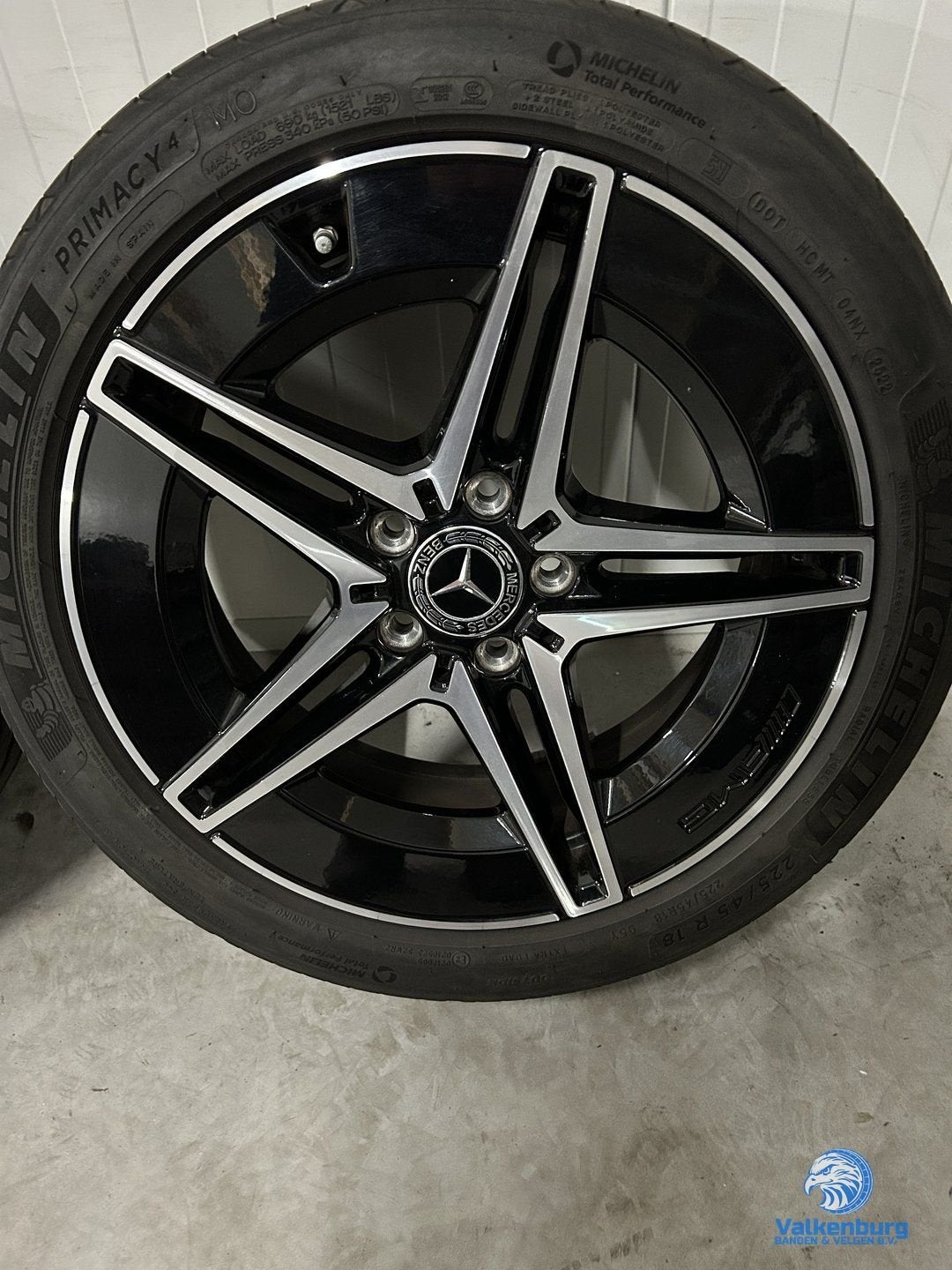 6.5mm! Originele Mercedes AMG C300E Hybrid W206 18 inch bree, 18 inch, Gebruikt, -, -