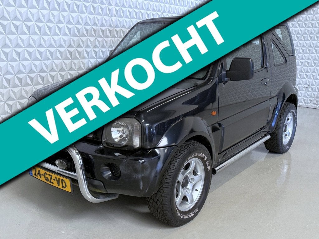 Suzuki Jimny 1.3 JLX 4WD Cabrio + Hardtop / 104.000km (2001), Auto's, Euro 2, Stof, 4 cilinders, Cabriolet