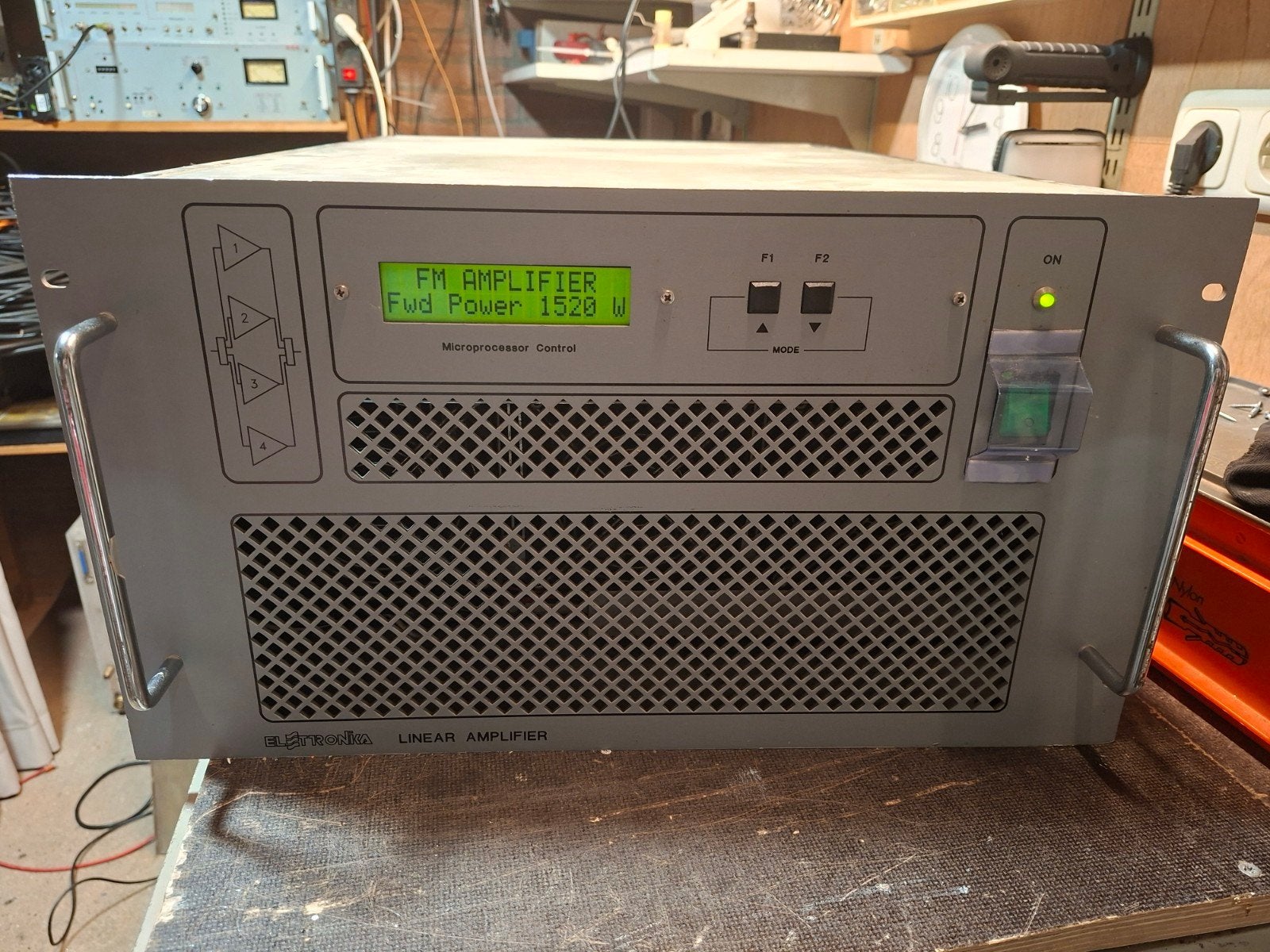 Eletronika 1.5kw 1500w eindtrap amplifier, Ophalen, Gebruikt, Zender