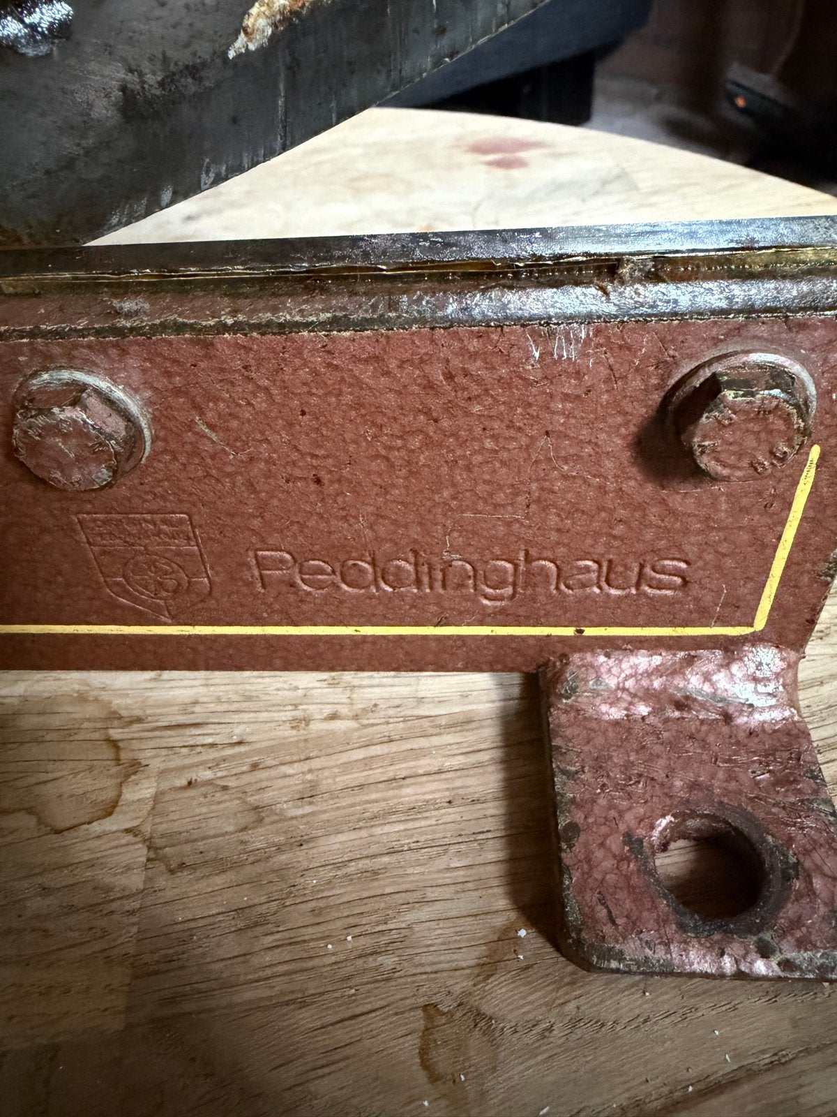 Peddinghaus Plaatschaar 1BR/4 - Vintage Metaalschaar, Doe-het-zelf en Verbouw, Gereedschap | Handgereedschap, Ophalen, Gebruikt