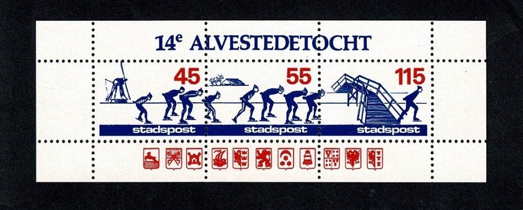 Elfstedentocht / 14e ALVESTEDETOCHT - 20.2.1986, Verzenden, Na 1940, Postfris