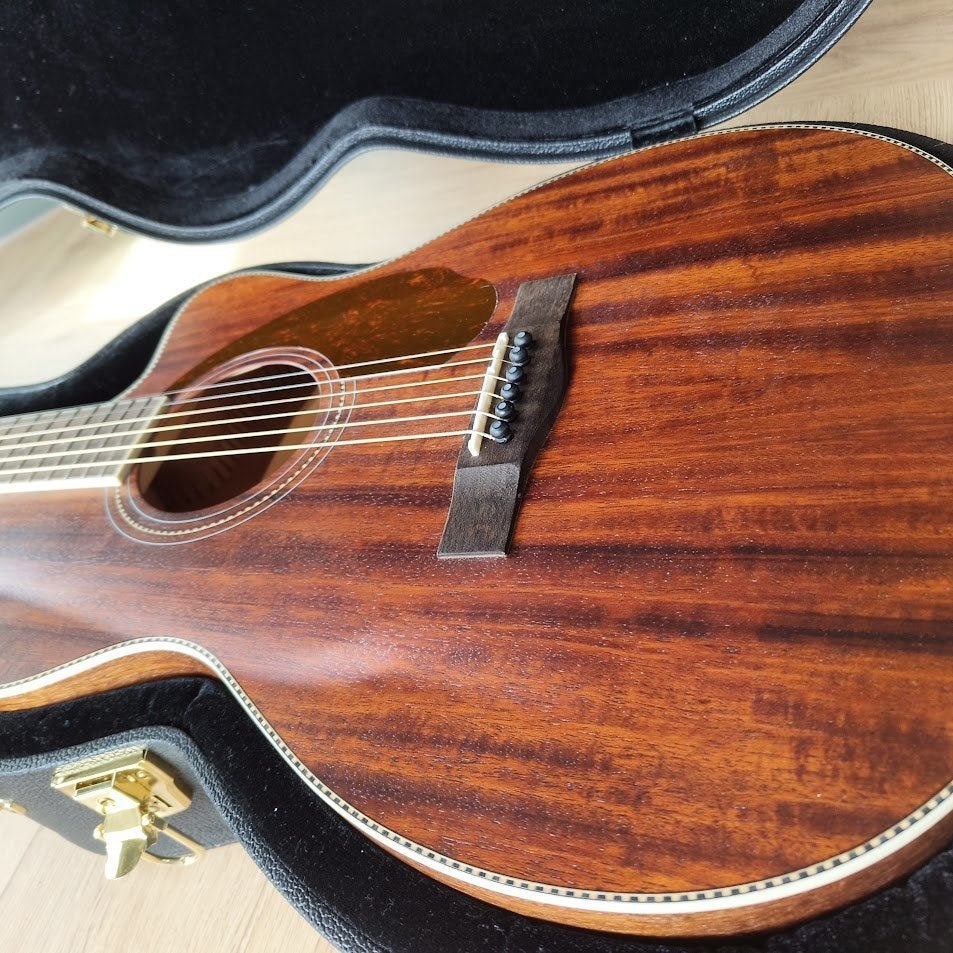 Akoestische gitaar Fender Paramount PM-3C AM NE NAT mahogany, Ophalen, Zo goed als nieuw, Western- of Steelstringgitaar, Met koffer