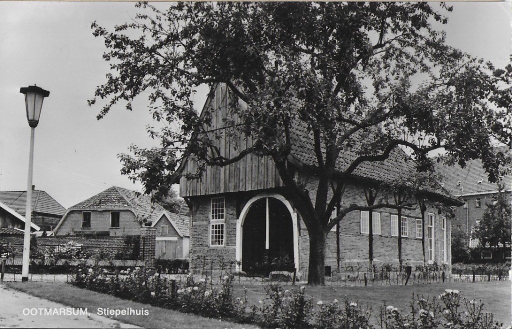 Ootmarsum stiepelhuis oude ongelopen ansichtkaart ( 6650 ), Ophalen of Verzenden, Voor 1920, Ongelopen