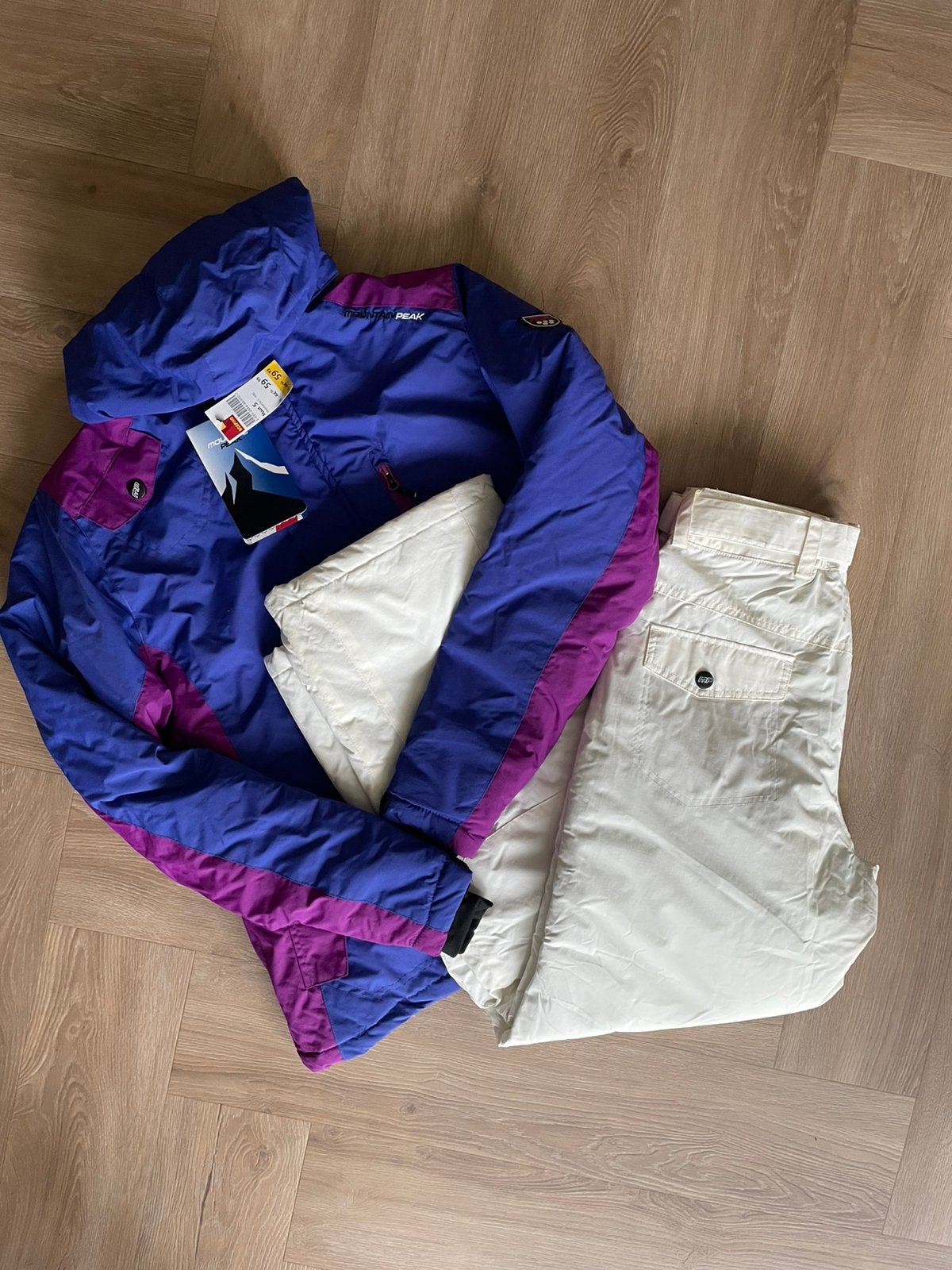 Skipak | Maat S | Paars/Off-white, Ophalen of Verzenden, Nieuw, Maat 36 (S), Pak