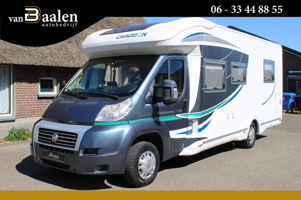 Chausson 79 EB TITANIUM HEFBED QUEENSBED NAVI 62000KM!, Fiat, Ringverwarming, Douche, Autobedrijf van Baalen B.V., 6 tot 7 meter