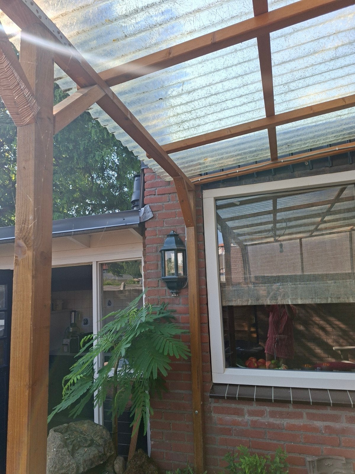 Gratis veranda/overkapping 4,14x2,60m - zelf demonteren, Tuin en Terras, Overkappingen, Ophalen