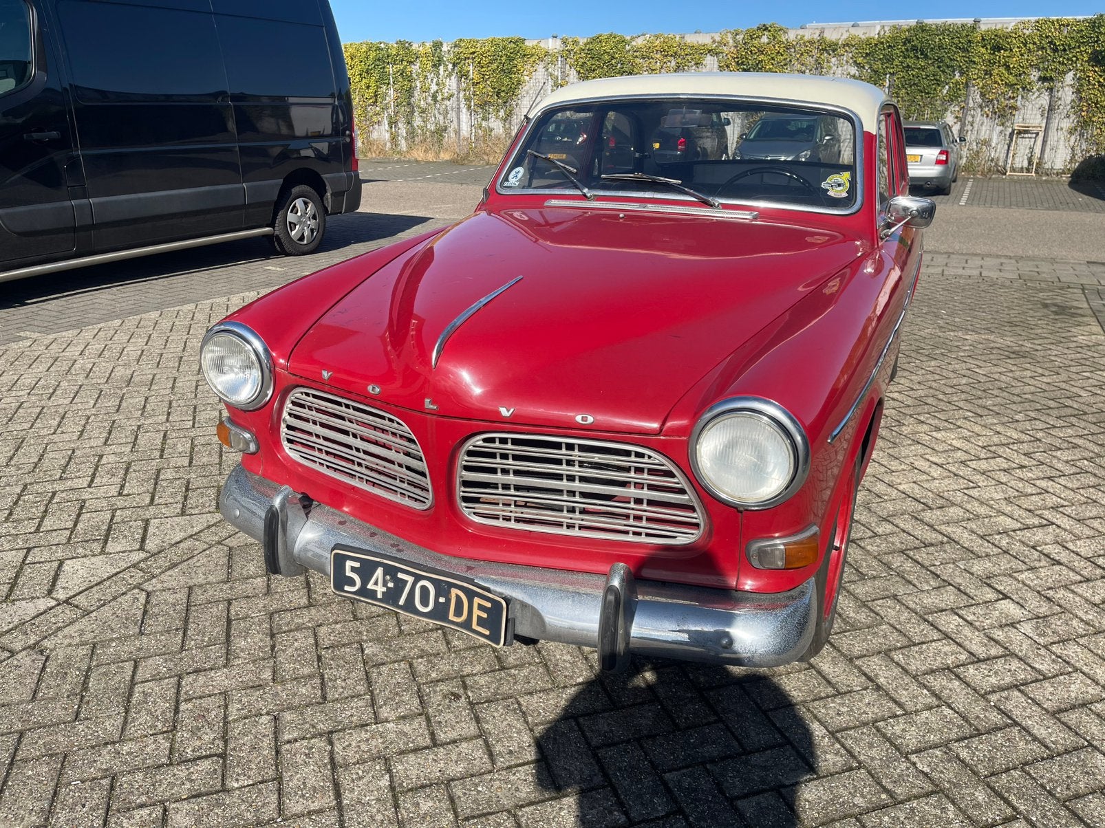 Volvo P130 1.8 1966 Rood, Achterwielaandrijving, Zwart, Origineel Nederlands, Handgeschakeld