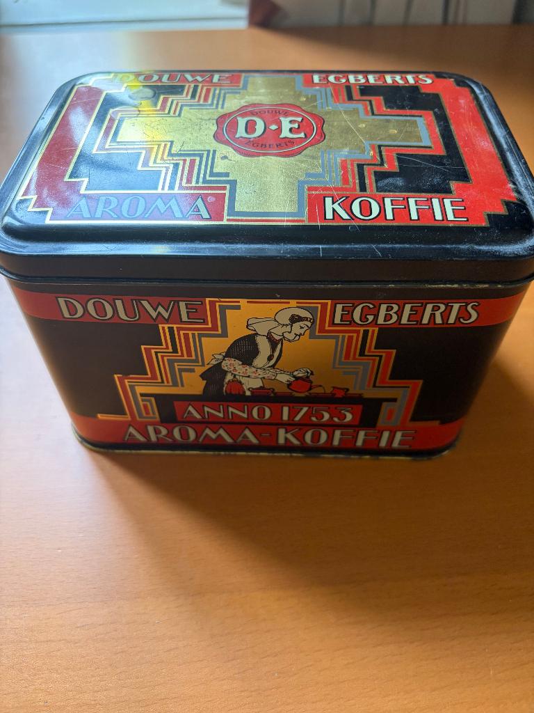 Douwe Egberts blik, Ophalen, Gebruikt, Koffie, Douwe Egberts