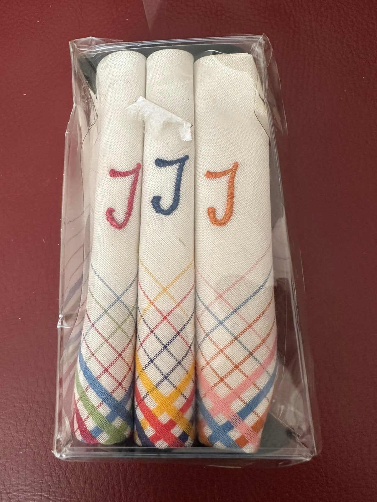 3 Daneszakdoeken met de letter J, Ophalen of Verzenden, Persoonlijke verzorging