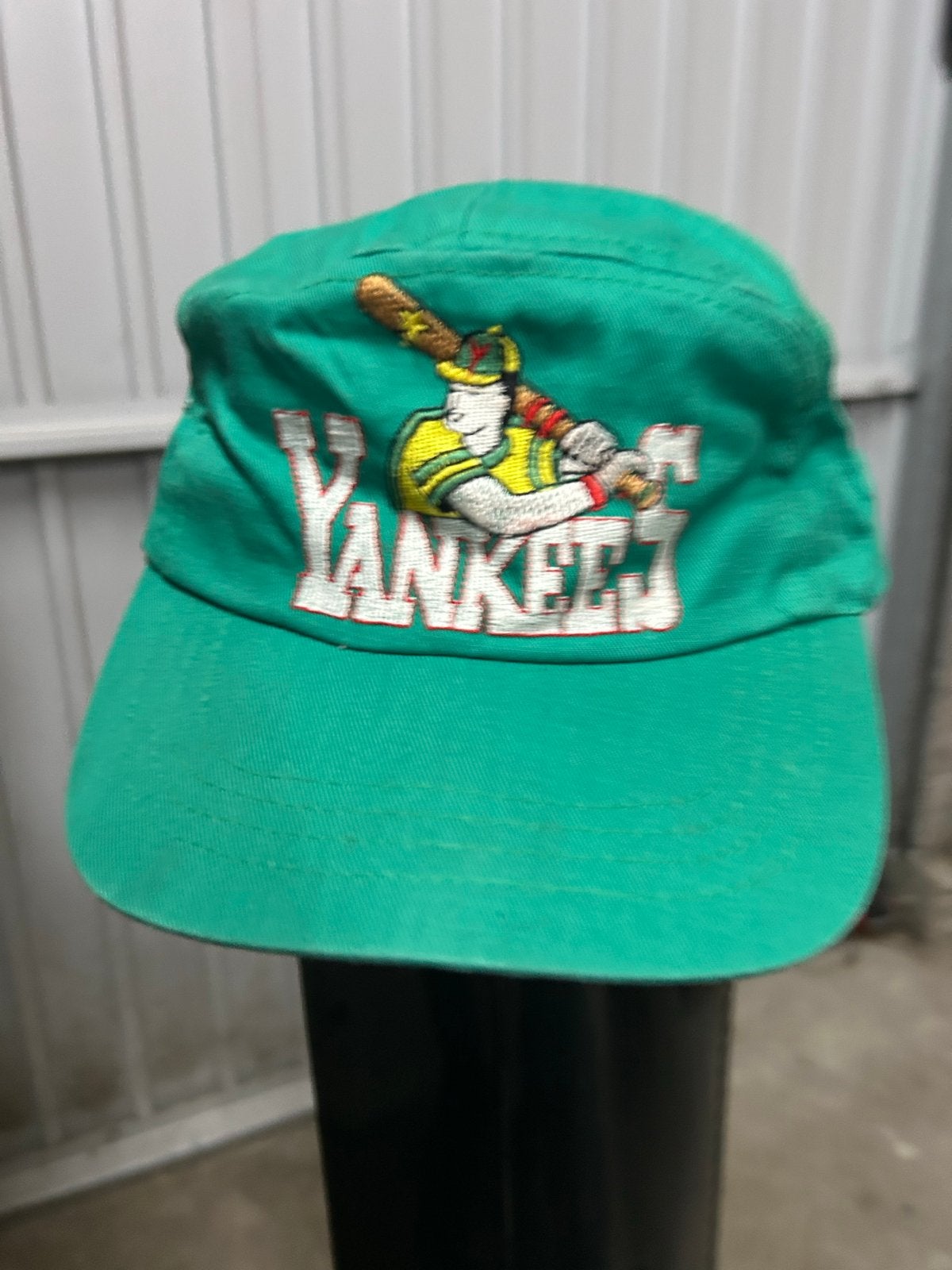 Vintage New York Yankees Pet - Groen, Ophalen of Verzenden, Zo goed als nieuw, Honkbal, Kleding