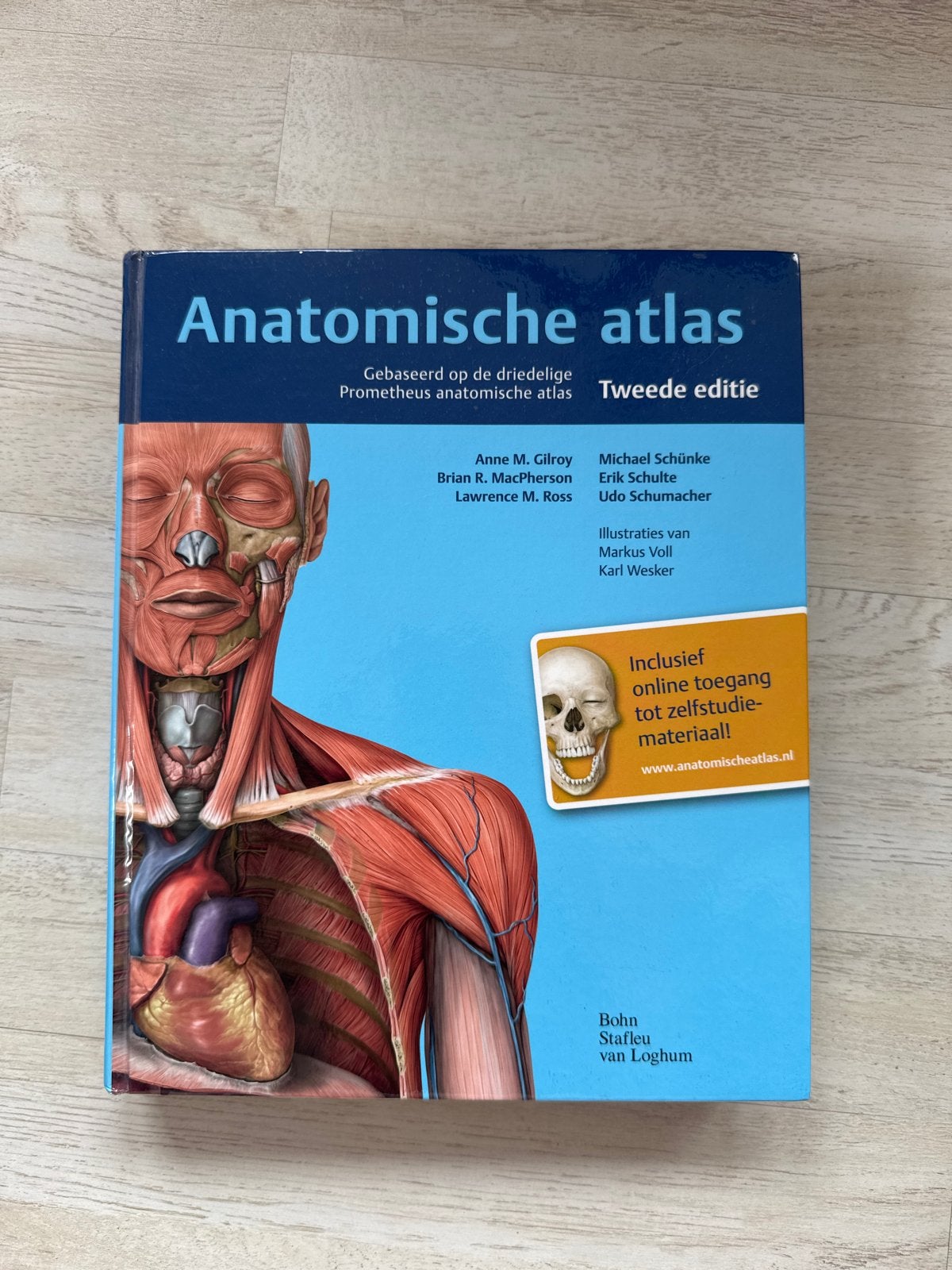 Anatomische atlas - Tweede editie, Boeken, Ophalen of Verzenden, Beta, Zo goed als nieuw, HBO