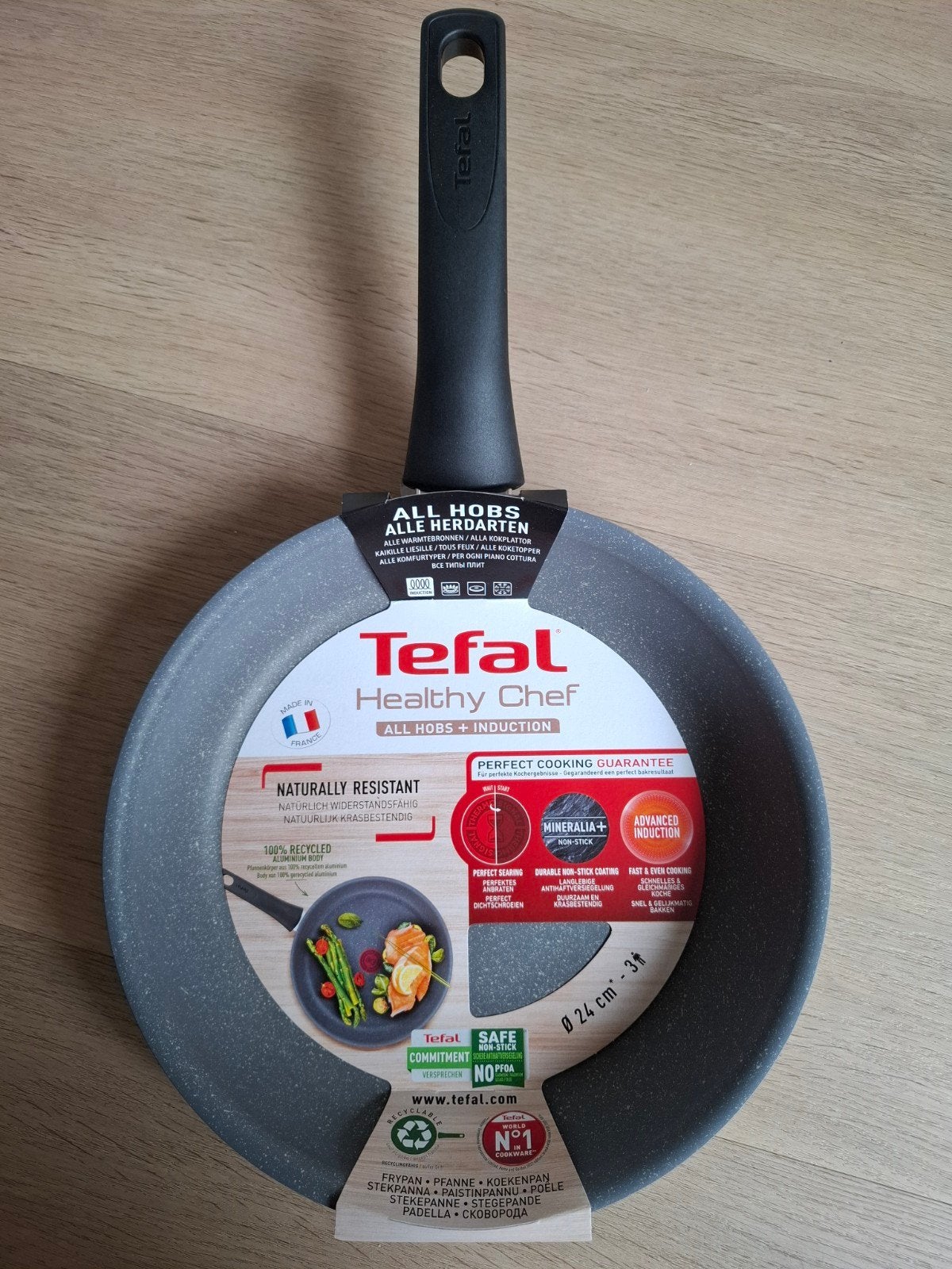Tefal Healthy Chef koekenpan 24cm, Ophalen of Verzenden, Nieuw, Koekenpan of Braadpan