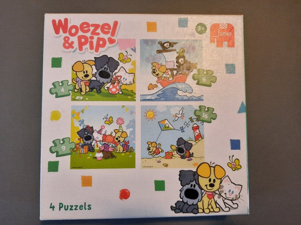 Puzzels; Woezel en Pip, Nijntje, Fien en Teun, Eric Carle, Ophalen, Minder dan 10 stukjes, Gebruikt, 2 tot 4 jaar