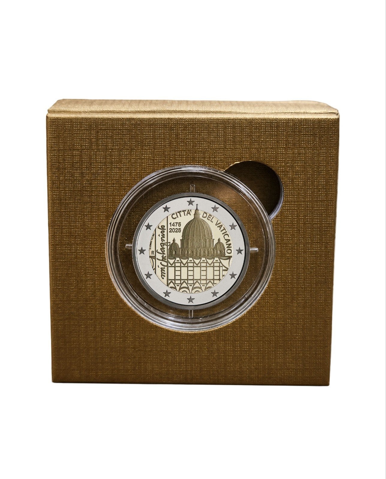 Vaticaanstad 2 euro Proof 2025 "Michelangelo", Verzenden, Vaticaanstad, 2 euro, Losse munt