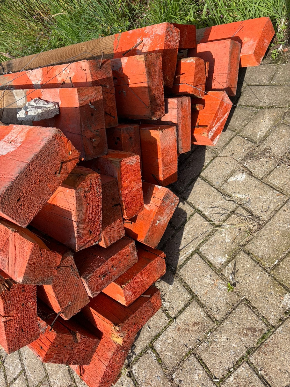 Houten balken, Ophalen, Zo goed als nieuw, 250 cm of meer, Balken